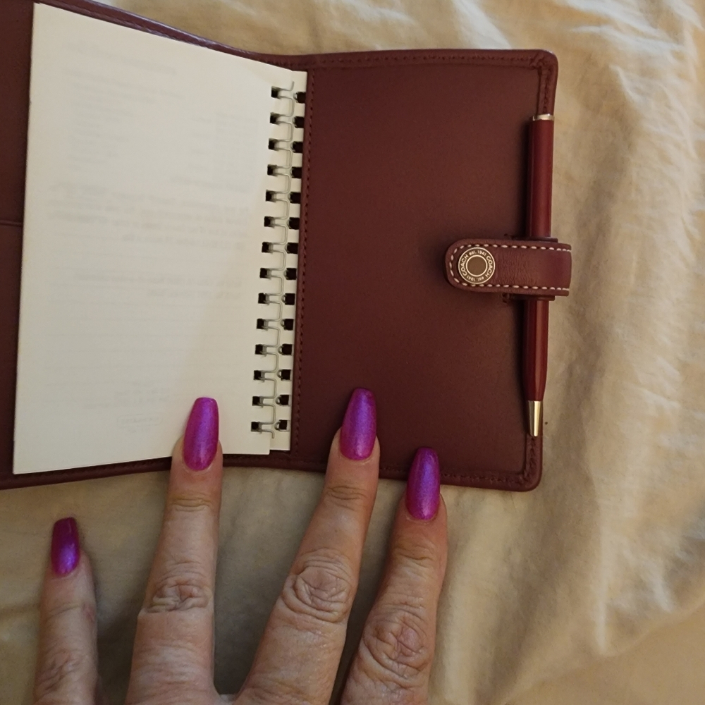 Coach Burgundy Leather Satchel - Picture 4 of 5